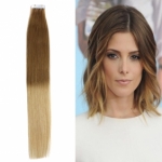 18" 40g Tape Human Hair Extensions #12/20 Ombre