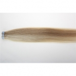 20" 50g Tape Human Hair Extensions #27/613 Mixed