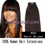 20" remy Human Hair Weft/Extensions 50" Wide #02