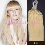 100S 20" Micro rings/loop hair remy human hair extensions #60