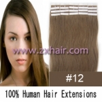 18" 40g Tape Human Hair Extensions #12