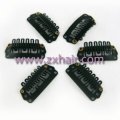 30pcs Clips/snap for Hair extensions/wig/weft 33mm Black!!