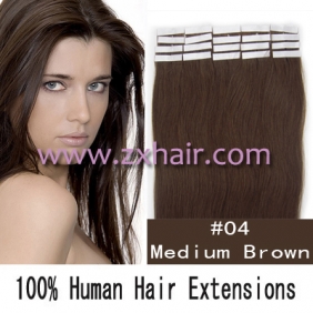 18" 40g Tape Human Hair Extensions #04