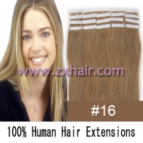 22" 60g Tape Human Hair Extensions #16