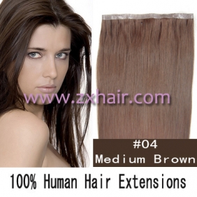20" PU skin weft emy human hair