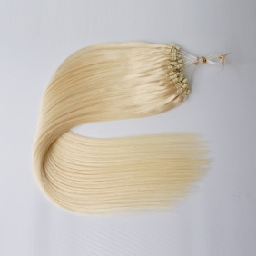 100S 16" Micro rings/loop hair 1g/s human hair extensions #60 Double Beads
