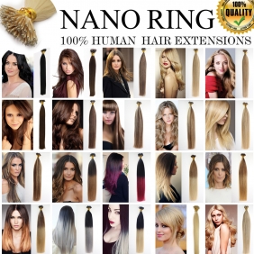 UK Stock 28 Colors Double Drawn 50S 16"-22" Nano hair 1g/s human hair extensions